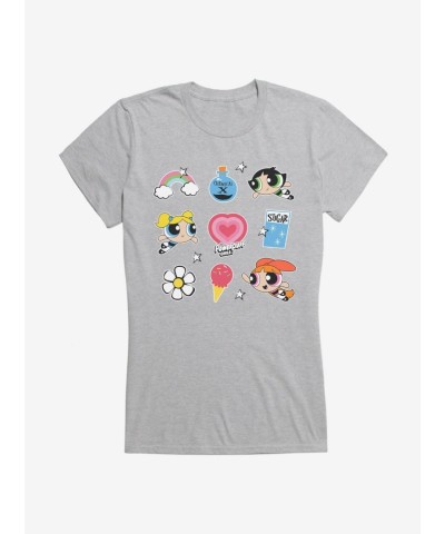 Powerpuff Girls Cartoon Ingredient Graphic Tee for Girls