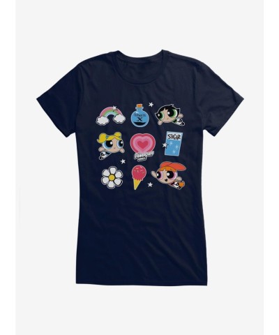 Powerpuff Girls Cartoon Ingredient Graphic Tee for Girls