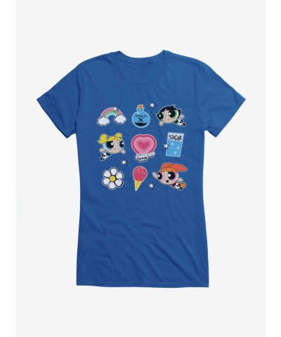 Powerpuff Girls Cartoon Ingredient Graphic Tee for Girls