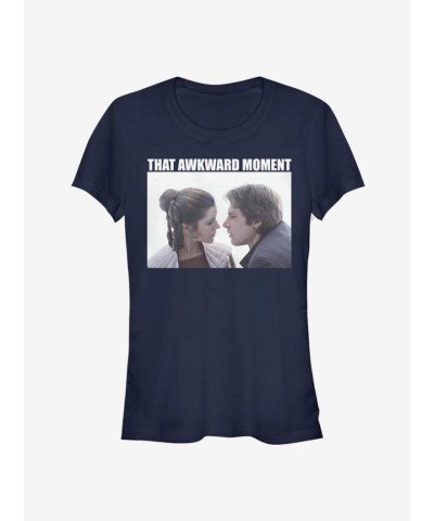 Star Wars T-Shirt for Girls - Awkward Moments in Blue