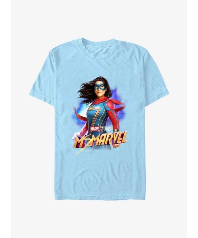 Marvel Ms. Marvel Unisex Lightweight T-Shirt - Blue