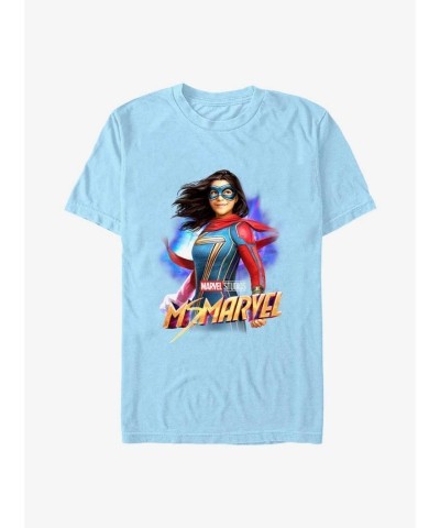 Marvel Ms. Marvel Unisex Lightweight T-Shirt - Blue