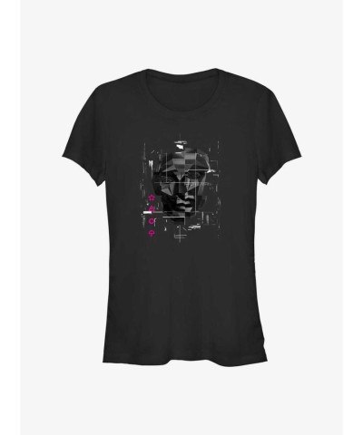 Squid Game Glitch Girls Lightweight T-Shirt - Junior Black