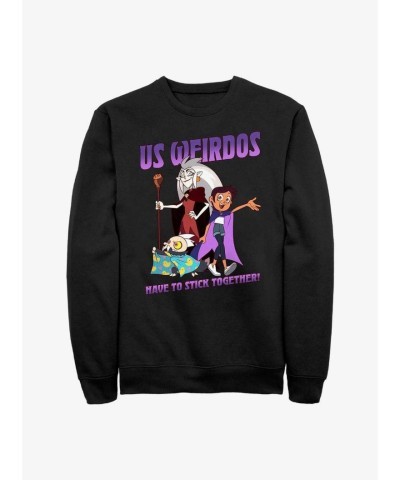 Disney Weirdos Unite Owl House Unisex Sweatshirt - Black