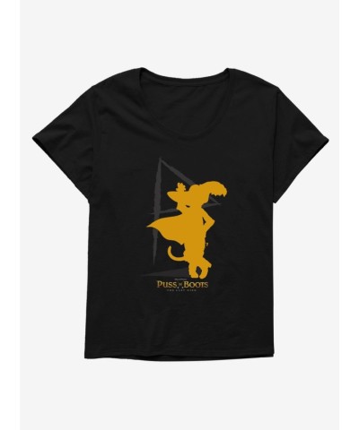 Puss in Boots Signature Design Plus Size Girls T-Shirt