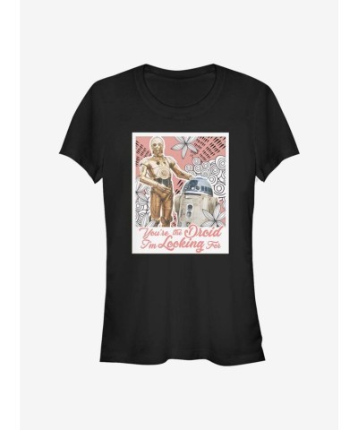 Star Wars Girls T-Shirt - You're The Droid Edition