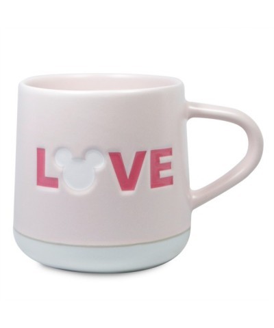 Mickey Mouse ''Love'' Emblem Mug for Romance