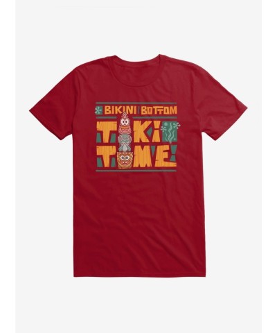 SpongeBob Tiki Time Lightweight Cotton T-Shirt for Men