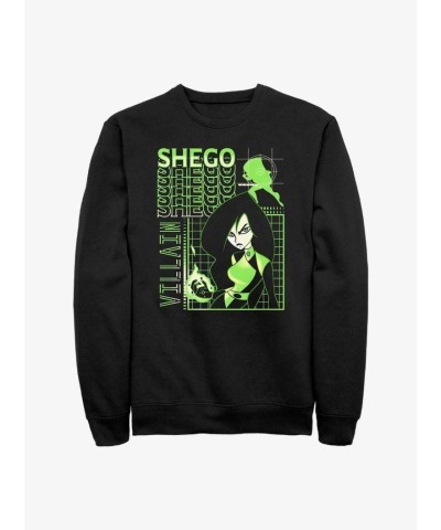 Disney Shego Techwear Sweatshirt for Men - Black