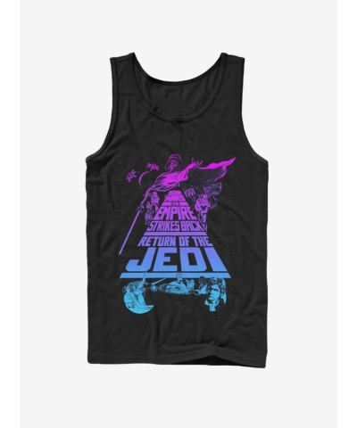 Star Wars Trilogy Black Tank Top - Unisex Fashion