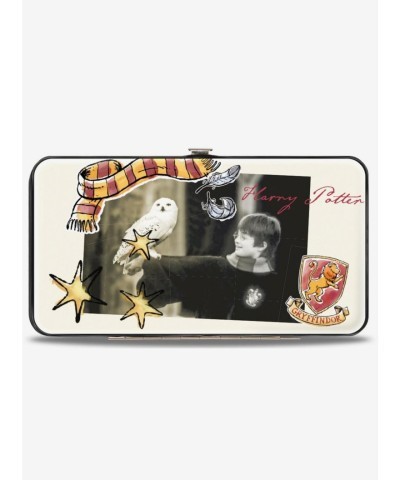 Harry Potter Hedwig Inspired Hinge Wallet - Vegan Leather & Stainless Steel
