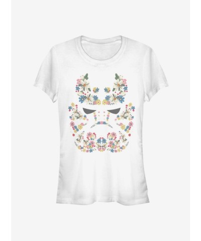 Star Wars Floral Trooper White T-Shirt for Girls