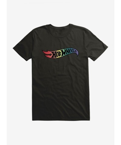 Hot Wheels Rainbow Pride Logo Men's T-Shirt