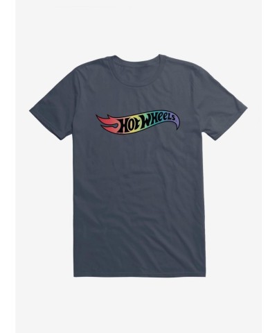 Hot Wheels Rainbow Pride Logo Men's T-Shirt