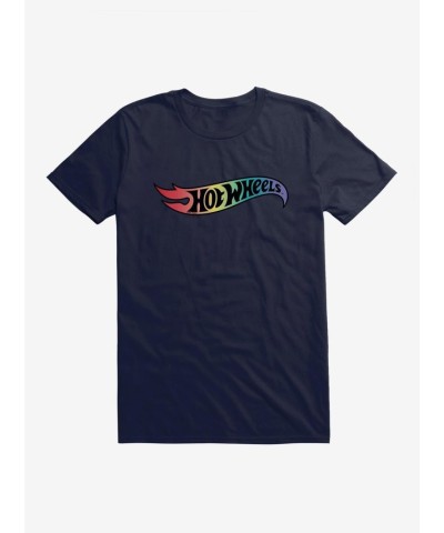 Hot Wheels Rainbow Pride Logo Men's T-Shirt