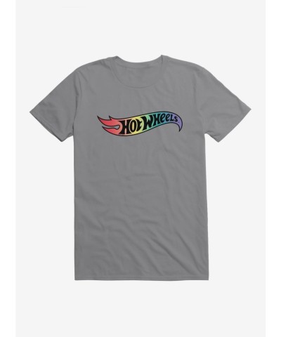 Hot Wheels Rainbow Pride Logo Men's T-Shirt