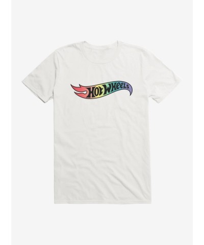 Hot Wheels Rainbow Pride Logo Men's T-Shirt