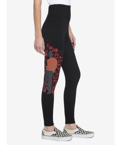 A Nightmare on Elm Street Freddy Silhouette Leggings for Women