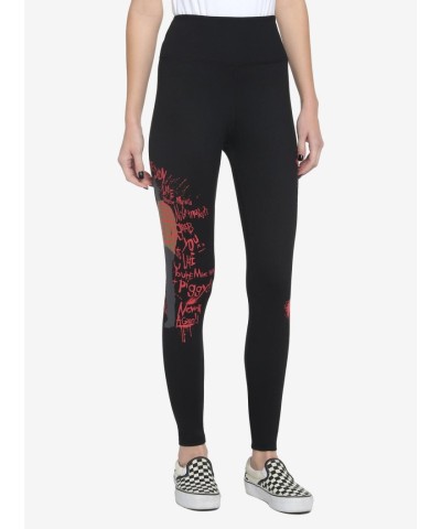 A Nightmare on Elm Street Freddy Silhouette Leggings for Women