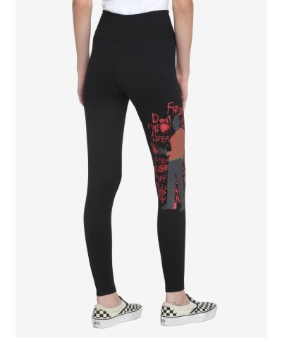 A Nightmare on Elm Street Freddy Silhouette Leggings for Women