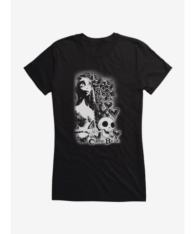 Corpse Bride Emily Hopeful Lightweight Cotton T-Shirt for Girls