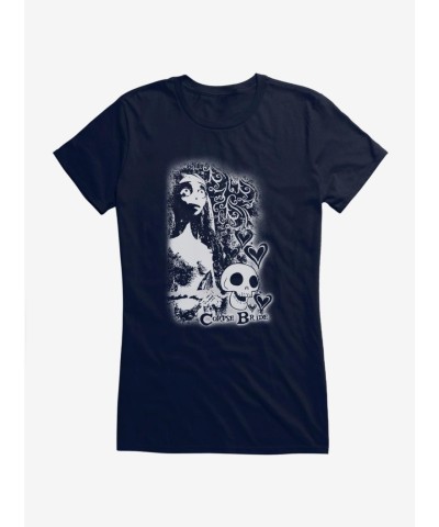 Corpse Bride Emily Hopeful Lightweight Cotton T-Shirt for Girls