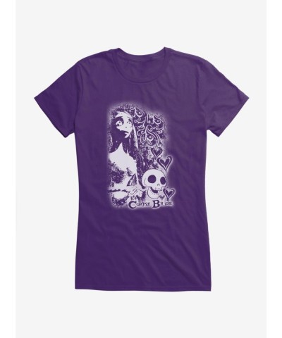 Corpse Bride Emily Hopeful Lightweight Cotton T-Shirt for Girls