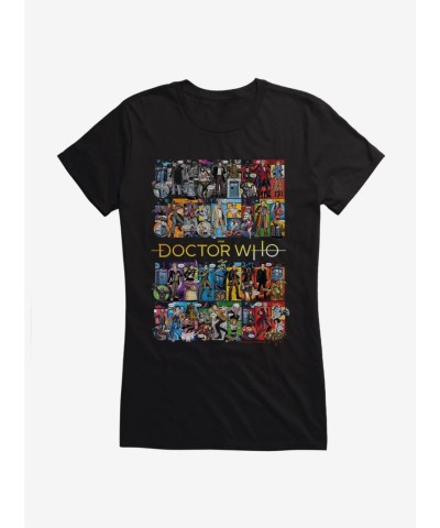 Doctor Who Inspired Girls Collage T-Shirt