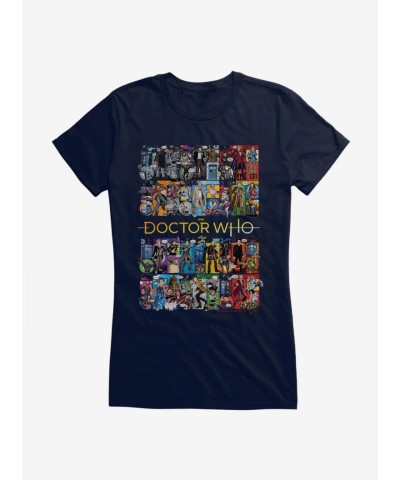 Doctor Who Inspired Girls Collage T-Shirt