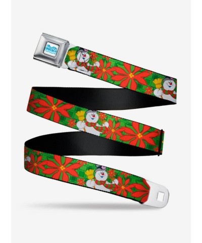 Frosty Snowman Design Seatbelt Belt for Unisex