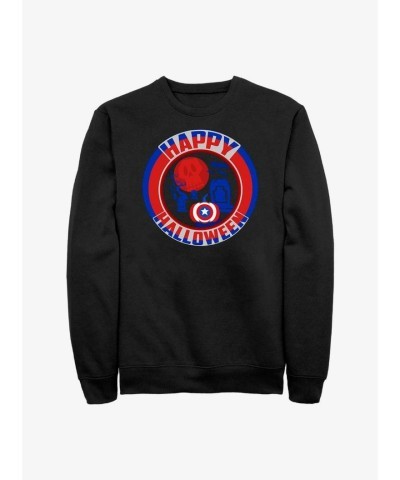Marvel Captain America Halloween Sweatshirt - Black for Men