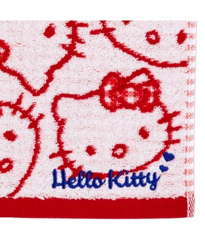 Hello Kitty Soft All-Over Print Wash Towel - 13x14", Perfect for Makeup Removal
