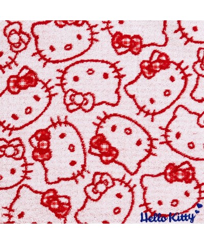 Hello Kitty Soft All-Over Print Wash Towel - 13x14", Perfect for Makeup Removal
