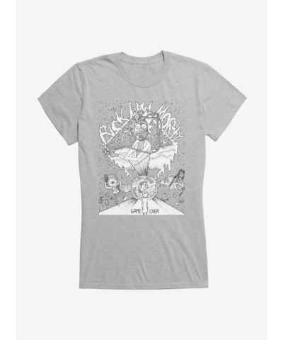 Rick And Morty Official Girls T-Shirt - Lightweight Fan Art