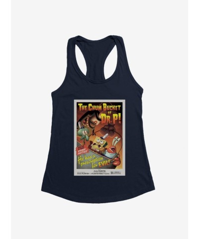 SpongeBob SquarePants Chum Bucket Dr. P Girls Cotton Tank