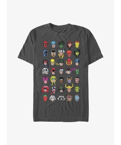 Marvel Avengers Grey Hero Pack Tee for Men