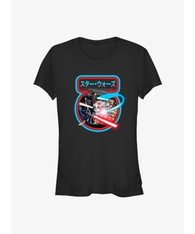 Star Wars Jedi Combat Girls T-Shirt - Black
