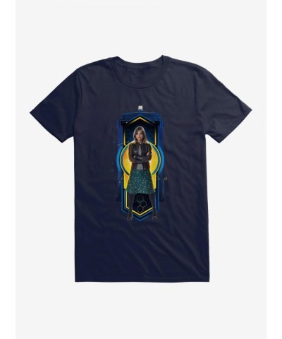 Doctor Who T-Shirt for Men - TARDIS and Clara Theme