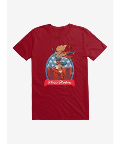 DC Comics Bombshells Supergirl Motivational Tee for Men