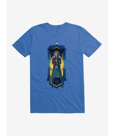 Doctor Who T-Shirt for Men - TARDIS and Clara Theme