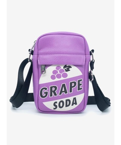 Disney Pixar Up Crossbody Bag with Grape Soda Logo - Women's Premium Vegan Leather