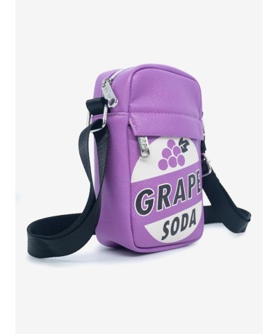 Disney Pixar Up Crossbody Bag with Grape Soda Logo - Women's Premium Vegan Leather
