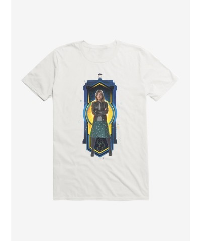 Doctor Who T-Shirt for Men - TARDIS and Clara Theme