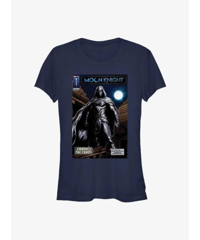 Marvel Moon Knight "Embrace The Chaos" Lightweight T-Shirt - Blue for Girls