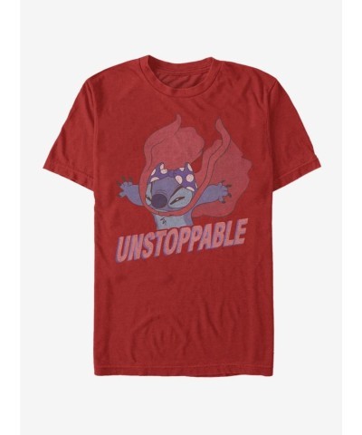 Disney Unstoppable Stitch T-Shirt for Men - Comfortable Cotton Lightweight Design