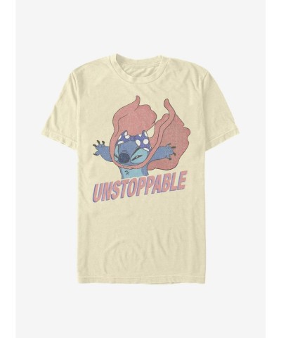 Disney Unstoppable Stitch T-Shirt for Men - Comfortable Cotton Lightweight Design