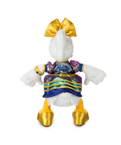 Daisy Duck Plush for Disney World 50th - Iridescent Lamé Dress - 15 Inch