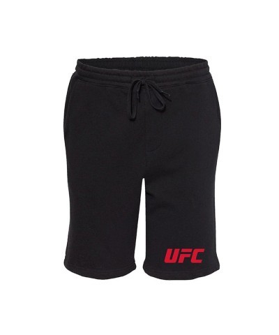 UFC Logo Fleece Shorts - Unisex Black