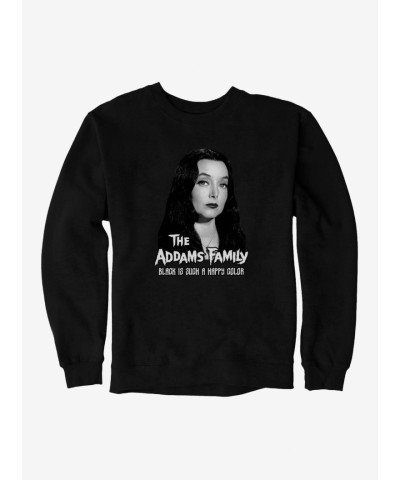 The Addams Family Morticia Unisex Sweatshirt - Black