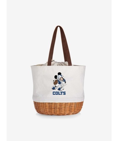 Disney Mickey NFL Colts Willow Canvas Tote Bag for Sports & Market